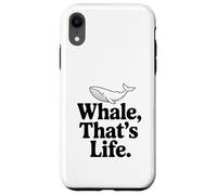 Whale That's Life est Une Source d'inspiration pour Les Amoureux de l'océan Coque pour iPhone XR