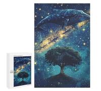 Whale Tree Galaxy Art Print-2 Puzzle 1000 Pièces Educa Jouet en Bois Cadeau Unique Décoration Intérieure Jeu Éducatif Challenge Toy Adultes Et Enfants À Partir De 14 Ans 1000 PCS