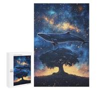 Whale Tree Galaxy Fantasy Puzzle 1000 Pièces Educa Jouet en Bois Cadeau Unique Décoration Intérieure Jeu Éducatif Challenge Toy Adultes Et Enfants À Partir De 14 Ans 1000 PCS