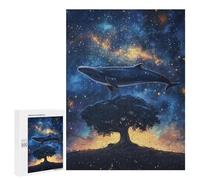 Whale Tree Galaxy Fantasy Puzzle 1000 Pièces Educa Jouet en Bois Cadeau Unique Décoration Intérieure Jeu Éducatif Challenge Toy Adultes Et Enfants À Partir De 14 Ans 500 PCS