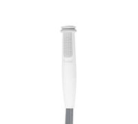 Whale Twist MK2 DS2122 Pommeau de Douche intégré avec contrôle Facile de la température et du débit au Poignet, combiné et boîtier Blancs, avec Tuyau Flexible résistant aux Marques Blanc