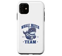 Whale Watch Team Watching Crew Sports Mascot Sailor Coque pour iPhone 11