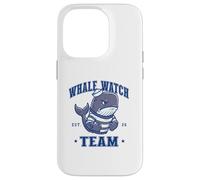 Whale Watch Team Watching Crew Sports Mascot Sailor Coque pour iPhone 14 Pro