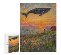 Whale Watching Fantasy Puzzle 1000 Pièces Educa Jouet en Bois Cadeau Unique Décoration Intérieure Jeu Éducatif Challenge Toy Adultes Et Enfants À Partir De 14 Ans 500 PCS