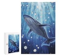 Whale Watching Underwater Puzzle 1000 Pièces Educa Jouet en Bois Cadeau Unique Décoration Intérieure Jeu Éducatif Challenge Toy Adultes Et Enfants À Partir De 14 Ans 1000 PCS