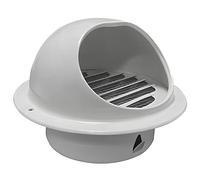 whalebee Bouche D'aération en INOX 100mm 150mm Ronde Grille D'Aération avec Filet Anti-Insectes, Grille D'Aération Murale Ventilation Hotte Jaune Blanc Gris Grille De Ventilation pour Cuisine