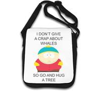 Whales Go and Hug a Tree Sac à bandoulière Blanc