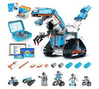 WhalesBot E7 Pro Coding Robot for Kids 8+ Years, Support de programmation sur Scratch Controller | Éducation aux jouets Stem de programmation