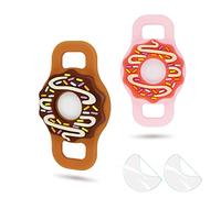 WHALEZON Airtag - Support de collier pour chat - Petit modèle Air Tag - Compatible avec Apple Tag - Anti-perte - Convient aux colliers de chiots - 0,95 cm, 0,95 cm, 1,27 cm