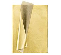 Whaline Lot de 100 feuilles de papier de soie métallique