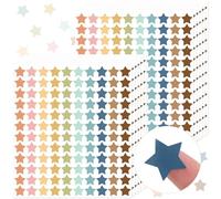 Whaline Lot de 2 400 mini autocollants bohèmes en papier coloré pour enveloppes de salle de classe, sceaux, scrapbooking, cadeaux, fournitures de bricolage, 1,9 cm