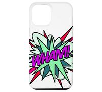 Wham Bande dessinée Pop Art Fun Super-héros Vert Violet Coque pour iPhone 12 Pro Max
