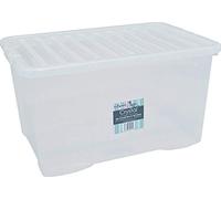 Wham Boîte Crystal Box sans couvercle - 60 l - 60 x 40 x 33 cm - Transparent