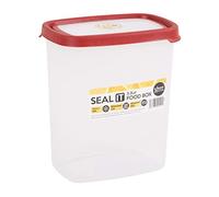 Wham Boîte de Rangement, Polypropylene, Transparent/Rouge, 3.2L