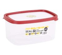 Wham Boîte de Rangement, Polypropylene, Transparent/Rouge, 3.8L