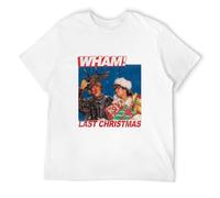 Wham Last Christmas Text Vuxen Men's T Shirt T-Shirt White 3XL