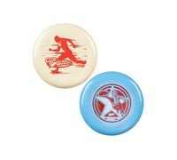 Wham-O Frisbee All Sport 140g Disque Volant, Activités de Plein Air - Lot de 2, BeigeBleu BeigeBleu