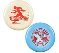 Wham-O Frisbee All Sport 140g Disque Volant, Activités de Plein Air - Lot de 2, BeigeBleu BeigeBleu
