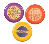 Wham-O Frisbee paquet de 3 disques volants, 25.27 cm pour enfants à partir de 5 ans - 130g