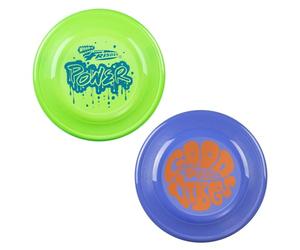 Wham-O Frisbee Fastback Pack de 2 Disques Volants, 23.75cm Jouet Léger Adapté aux Chiens pour Enfants Garçons Filles 5 Ans et Plus, Joueurs Professionnels, pour Plage Parc Jardin - 100g