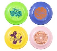 Wham-O Frisbee Pack de 4 Disques Volants, 23.75cm 5 Ans et Plus - 100g Multi couleurs