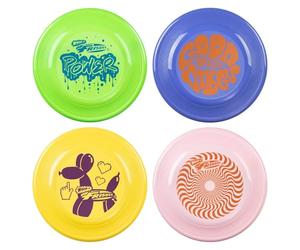 Wham-O Frisbee Fastback Pack de 4 Disques Volants, 23.75cm Jouet Léger Adapté aux Chiens pour Enfants Garçons Filles 5 Ans et Plus, Joueurs Professionnels, pour Plage Parc Jardin - 100g