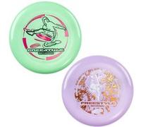Wham-O Frisbee Freestyle 160 g, jeu d'extérieur - Lot de 2, Pourpre Vert Multi couleurs