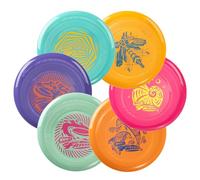 Wham-O Frisbee Pack de 6 Disques Volants, 22.86cm Enfants 5 Ans et Plus, 70g