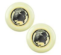 Wham-O Frisbee Heavyweight 200g, 27.94 Disque Longue Distance et Durable pour Les activités de Plein air, vol Stable pour Le Plaisir en Famille - 2 Pack