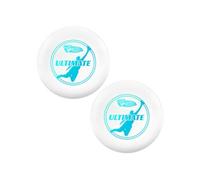 Wham-O Frisbee Ultimate Disque d'entraînement 175 g - Lot de 2, Bleu Blanc Bleu