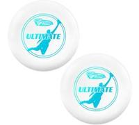Wham-O Frisbee Ultimate Disque d'entraînement 175 g - Lot de 2, Bleu Blanc Bleu