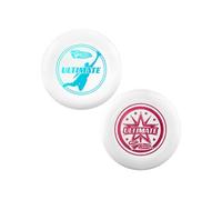 Wham-O Frisbee Ultimate Disque d'entraînement 175 g - Lot de 2, Bleu Rouge