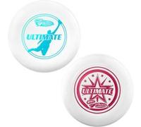 Wham-O Frisbee Ultimate Disque d'entraînement 175 g - Lot de 2, Bleu Rouge
