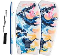 Wham-O Kinder Bodyboard 2er Pack, sûr à partir de 8 ans : planche de surf légère de 94cm pour la plage/piscine, Fiberclad & Robust - Wave