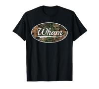 Wham Retro Camouflage Throwback Style Design T-Shirt