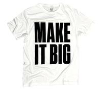 WHAM! T-shirt Make it Big, blanc, M