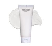 Whamisa Crème Nettoyante Mousse de Fleurs BIO, Naturelle, Fermentée, Hydratante, Apaisante, Exfoliante, Peau Unifiée, Sans Résidu, Peau Sensible, Peau Normale à Sèche, 6,7 Fl. Oz. Oz / 200ml