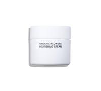 Whamisa Organic Flowers Crème nourrissante 95,2% biologique, sans eau, postbiotiques fermentés pour une hydratation en profondeur, hydratante apaisante et nourrissante (50 ml)