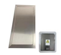 WhamtL Trappe de Visite Panneau D'accès Escamotable pour Cloisons Sèches, Panneau de Plomberie Rectangulaire en Métal, Trappe D'inspection Murale pour École, Hôtel et Bureau.(16x20in(400x500mm))