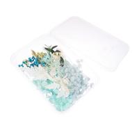 WHAMVOX 1 Boîte Fleurs Séchées pour Loisirs Créatifs Lot de Matériaux DIY | Décoration Artisanale, pour Marque-pages et Composition, Fleurs D’herbier Pressées