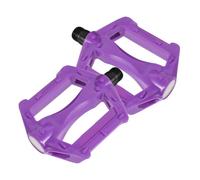 WHAMVOX 1 paire de pédales de VTT - Perles de rayons violettes - Pédales pliantes - Route plate - Poignées de vélo - Pédales d'exercice - Pédale de vélo - Remplacement de pédale de vélo - Violet