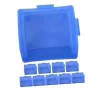 WHAMVOX 10 Pièces Boîte de Rangement Plastique Organiseur Compact et Robuste pour Atelier et Bureau Casier Visserie Multifonction Résistant et Empilable