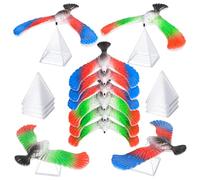 WHAMVOX 10 Pièces Jouets Équilibre Aigle en Plastique pour Garçon et Filles, Jouets D'équilibre Doigts Gravity Bird, Accessoires Sciences Physiques, Jeu Éducatif de Couleur Aléatoire