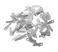 WHAMVOX 1000 Clips de Fixation Métalliques pour Cadres Photo Boutons Tournants Robustes en Fer Argenté Accessoires Polyvalents pour Encadrement Fournitures Pratiques pour Cadres de