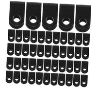 WHAMVOX 1000 pièces U-type Nylon Cable Clamps Plastic Wire Clips Fasteners For Cable Management And Wire Organization Tube Hose Brackets For Secure Fixation