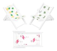 WHAMVOX 12 Décorations pour Maison de Poupée Support Téléphone Motifs Flamant Rose Ananas et Feuille de Bananier Accessoires Décoratifs pour Loisirs Créatifs