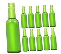 WHAMVOX 12 pièces Miniature Beer Bottle Set for Doll House Realistic Mini House Accessories Miniature Decorative Bottles for Kitchen and Living Scenes