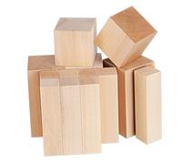WHAMVOX 13 Pièces Kit de Blocs de de Tilleul pour Sculpture Artisanale Variées Tendre Facile à Sculpter pour Travaux Manuels et DIY