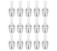 WHAMVOX 15pièces Tubes de Gloss à Lèvres Forme de Pot de Miel Flacons Transparents Réutilisables Conteneurs Légers et Étanches pour Soin des Lèvres pour Cosmétiques DIY et Usage Quotidien