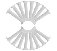 WHAMVOX 16 Mini Piliers Romains Décoratifs en Résine 12,5 Cm Ensemble de 16 Pièces pour Micro-paysages et Maisons de Poupées Figures de Colonnes Romaines Artistiques pour Décoration